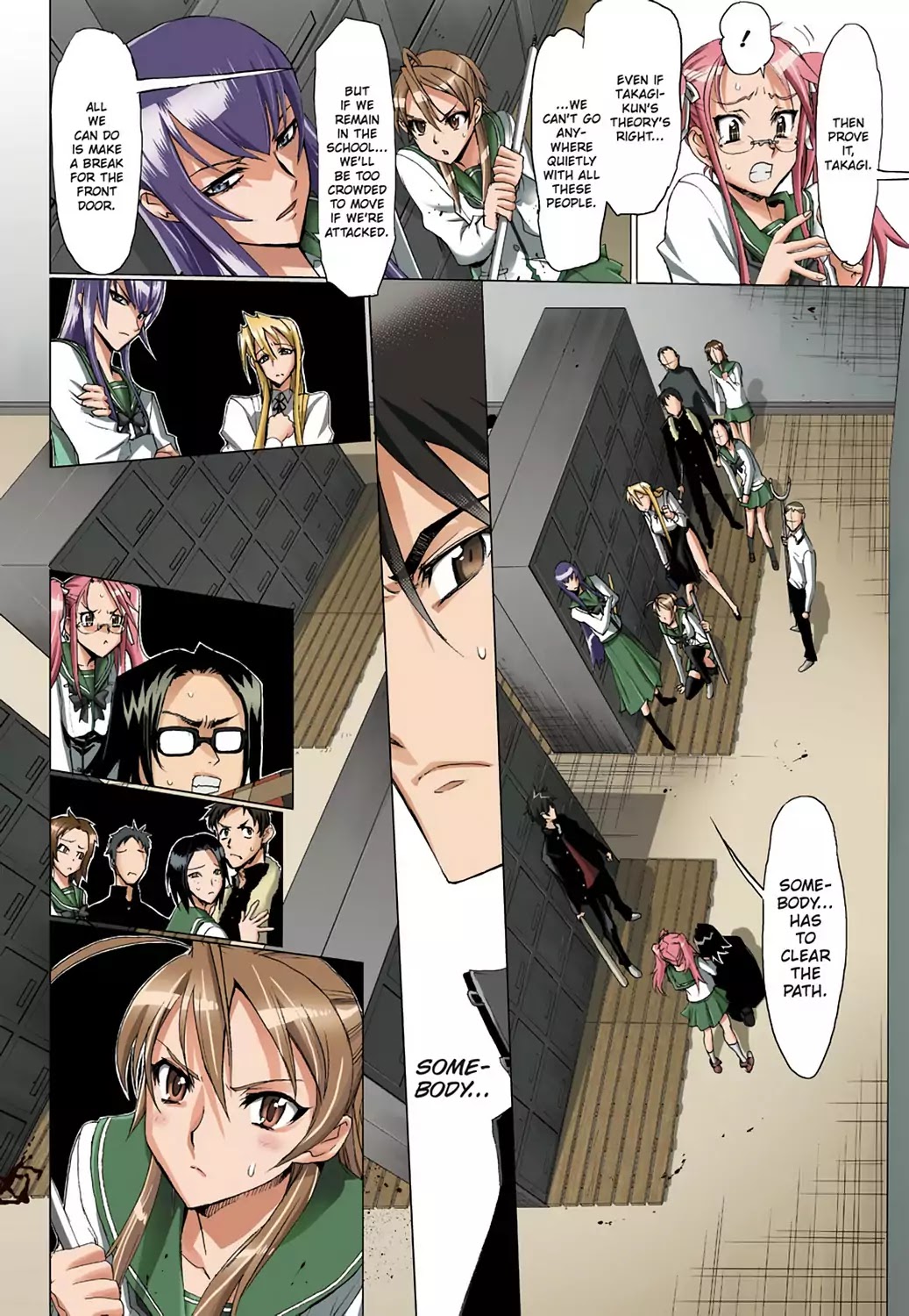 High School of the Dead - Full Color Edition Chapter 2 page 43 - Chapter 2: Escape from the Dead