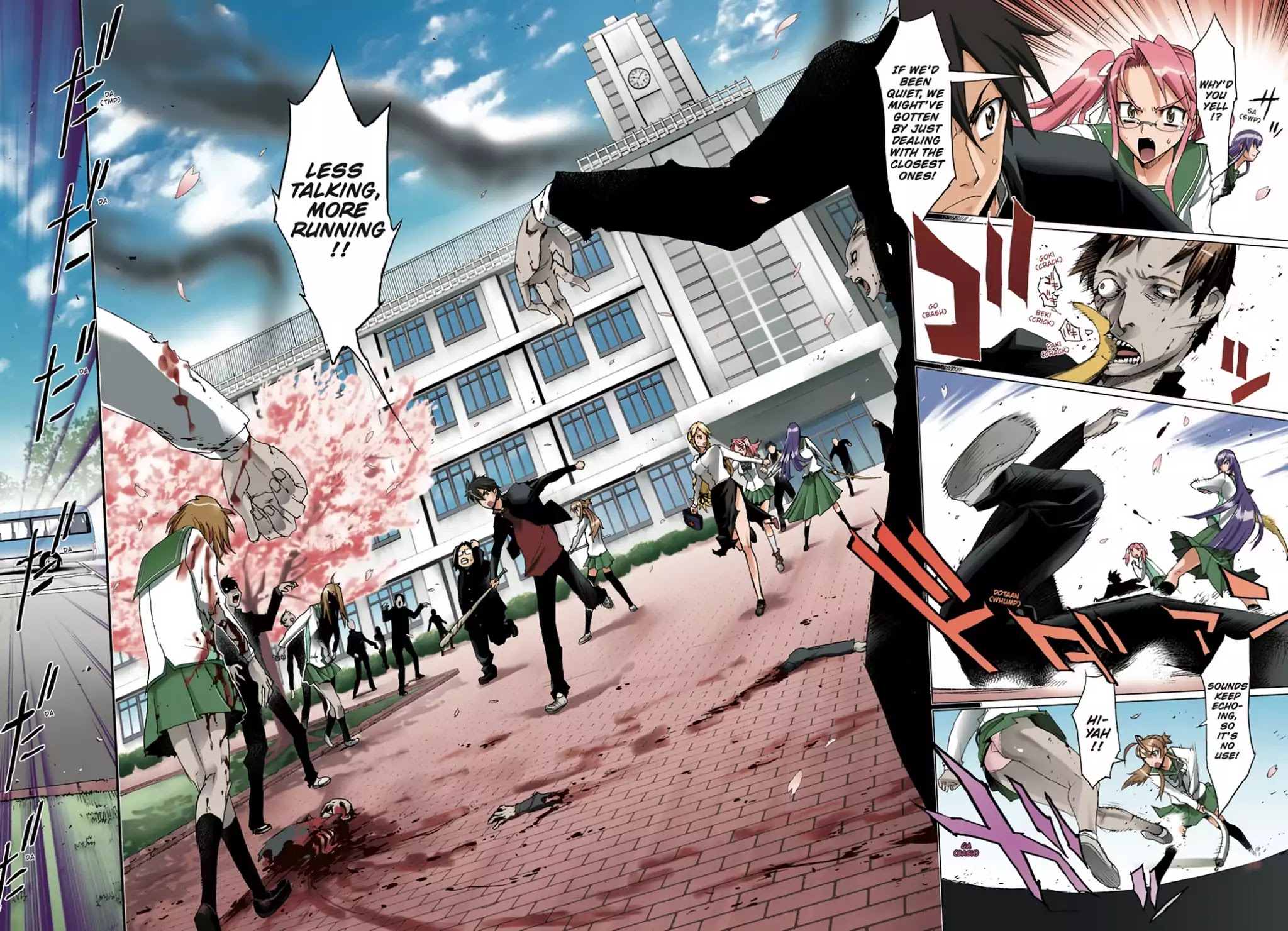 High School of the Dead - Full Color Edition Chapter 2 page 49 - Chapter 2: Escape from the Dead