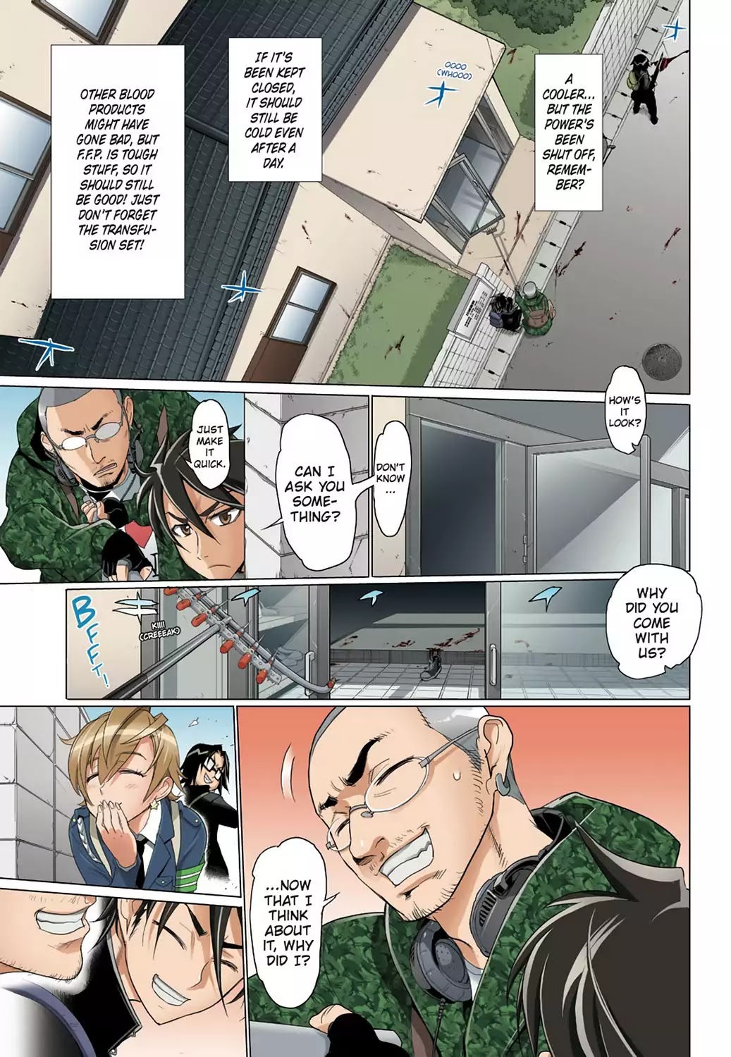 High School of the Dead - Full Color Edition Chapter 20 page 12 - Chapter 20: Blood and Dead