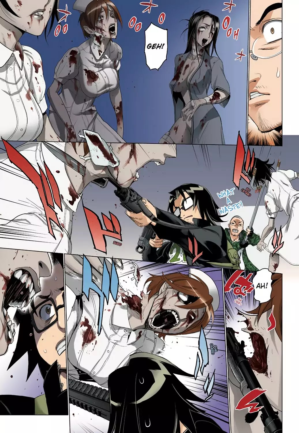 High School of the Dead - Full Color Edition Chapter 20 page 18 - Chapter 20: Blood and Dead