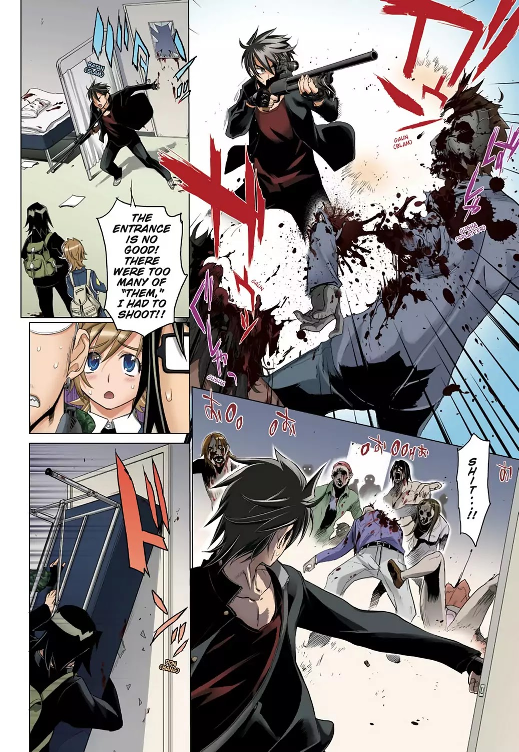 High School of the Dead - Full Color Edition Chapter 20 page 21 - Chapter 20: Blood and Dead