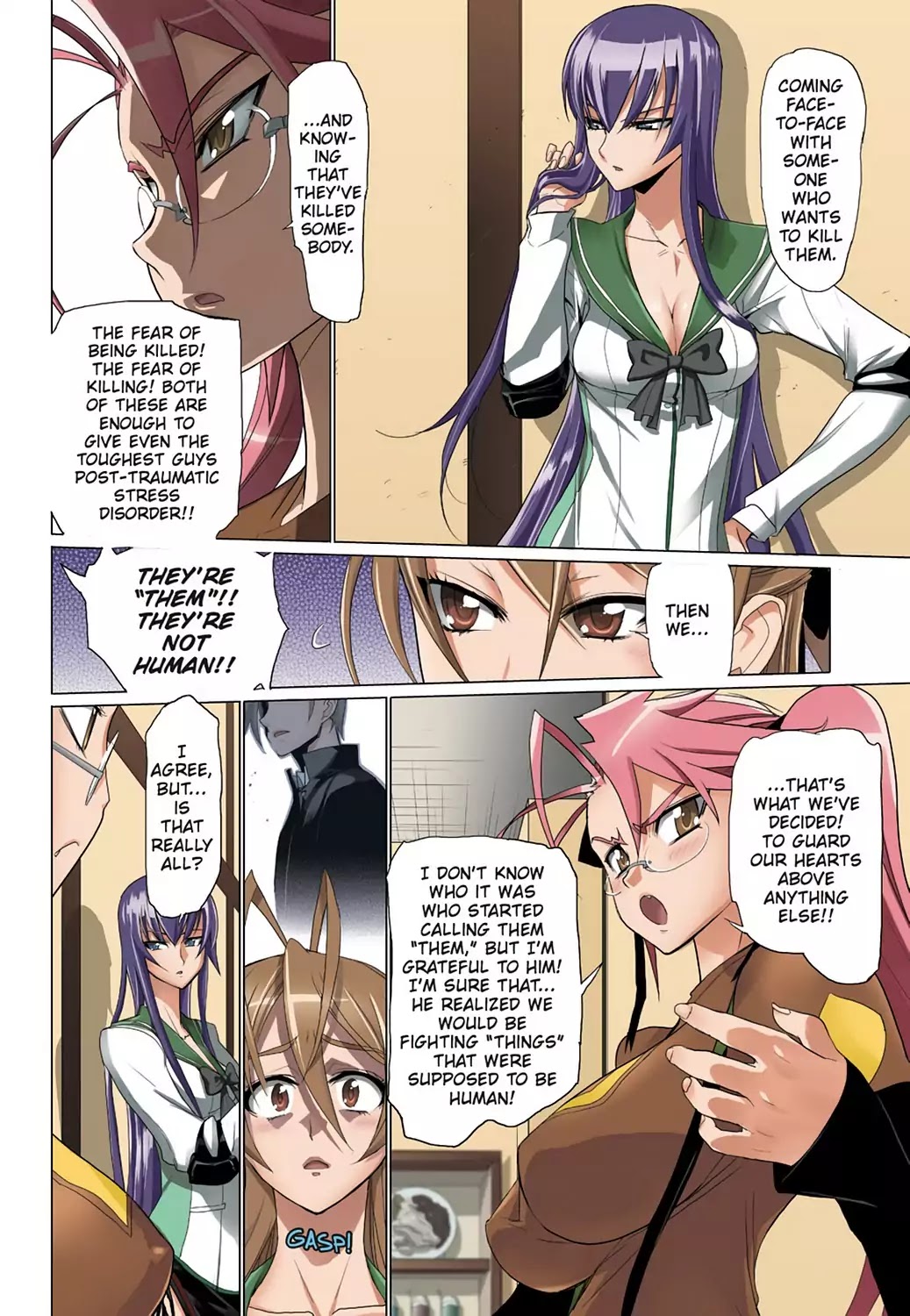 High School of the Dead - Full Color Edition Chapter 21 page 11 - Chapter 21: The Good, the Bad and the Dead