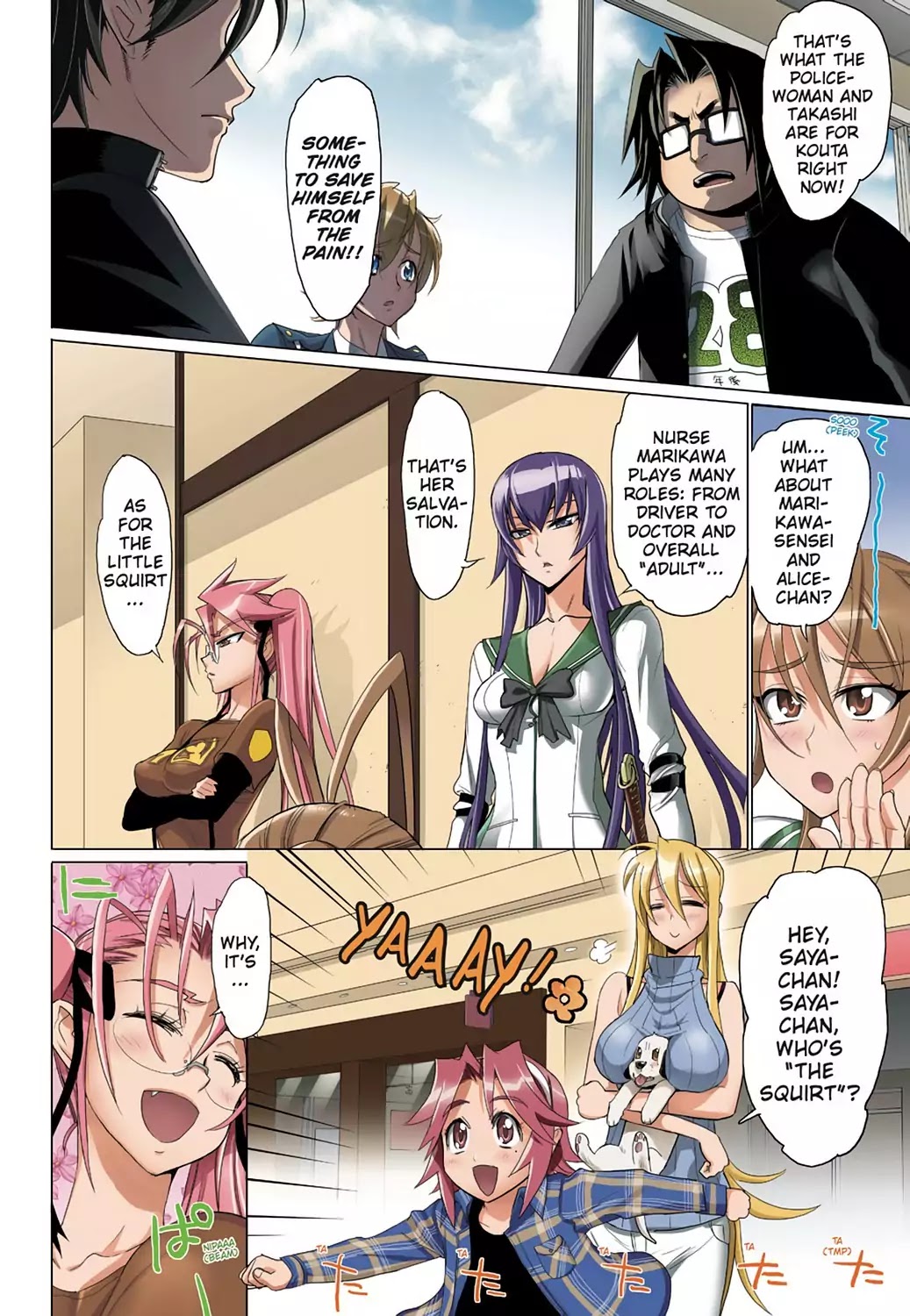 High School of the Dead - Full Color Edition Chapter 21 page 13 - Chapter 21: The Good, the Bad and the Dead