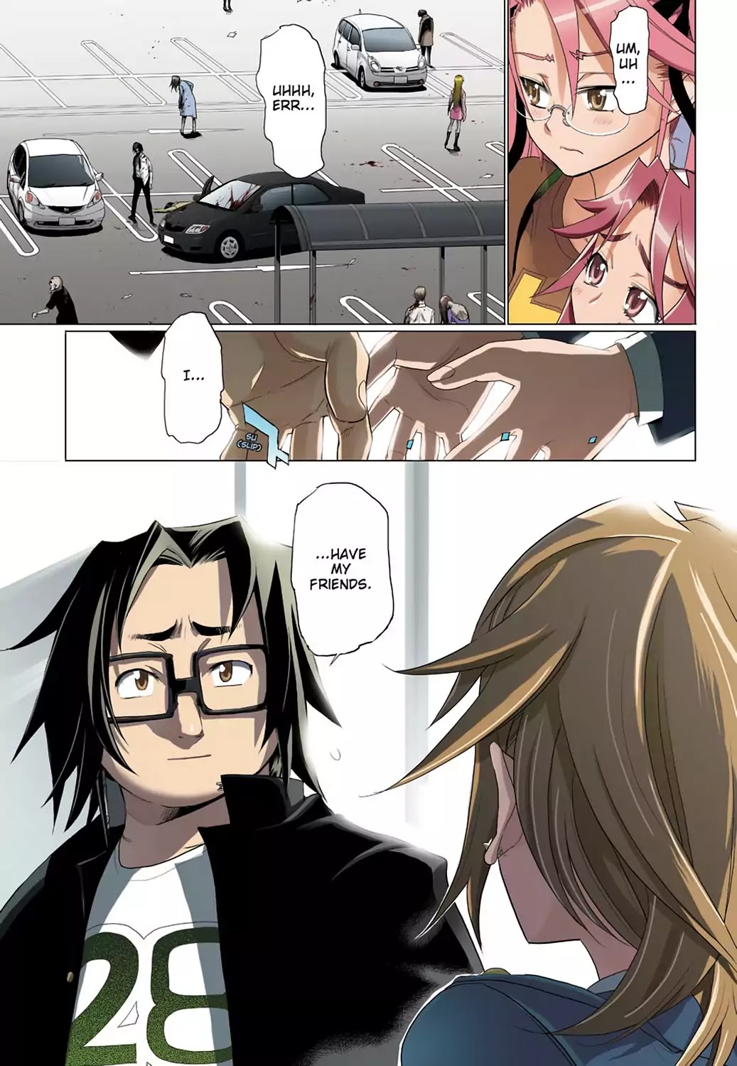 High School of the Dead - Full Color Edition Chapter 21 page 22 - Chapter 21: The Good, the Bad and the Dead