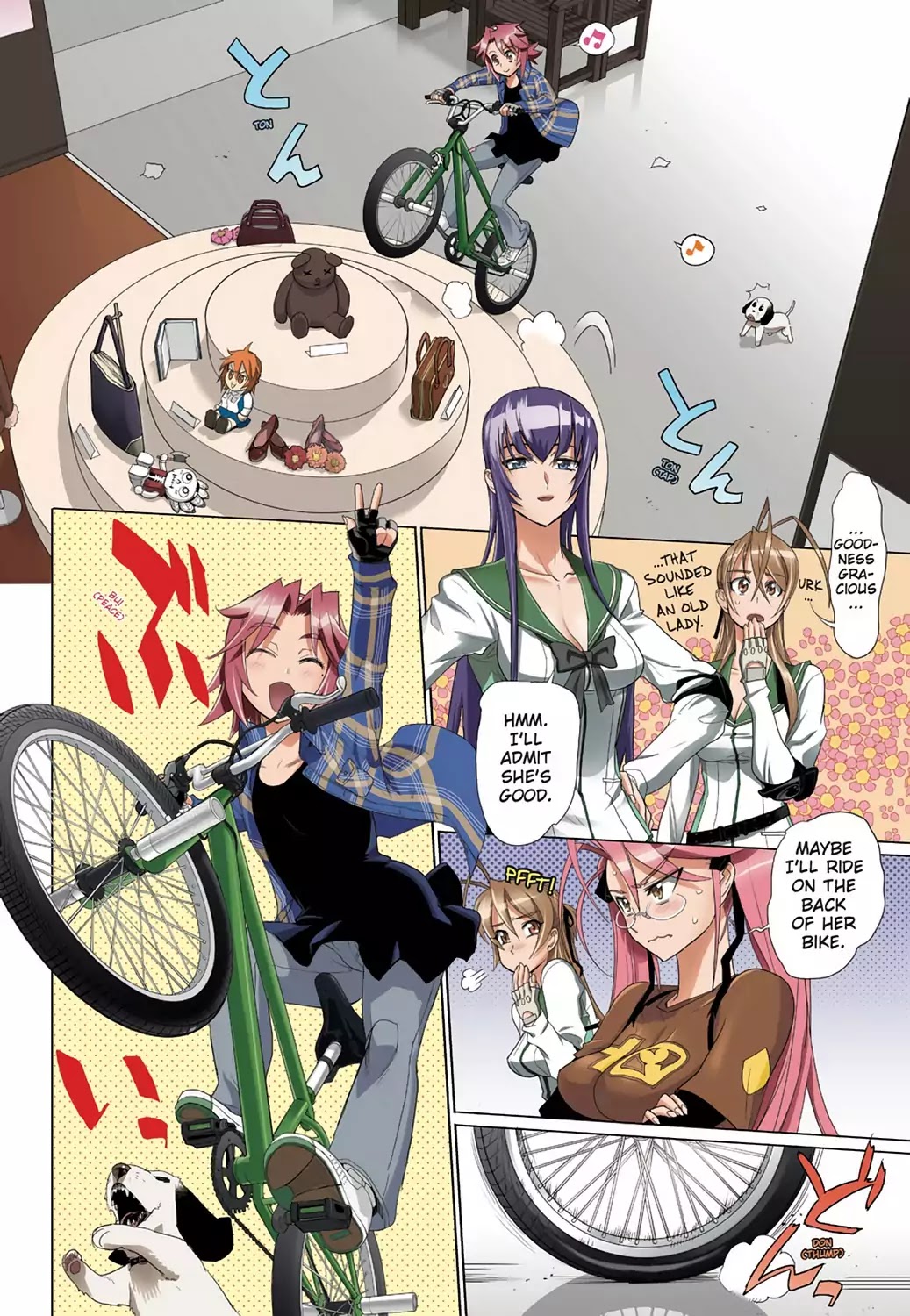 High School of the Dead - Full Color Edition Chapter 21 page 5 - Chapter 21: The Good, the Bad and the Dead