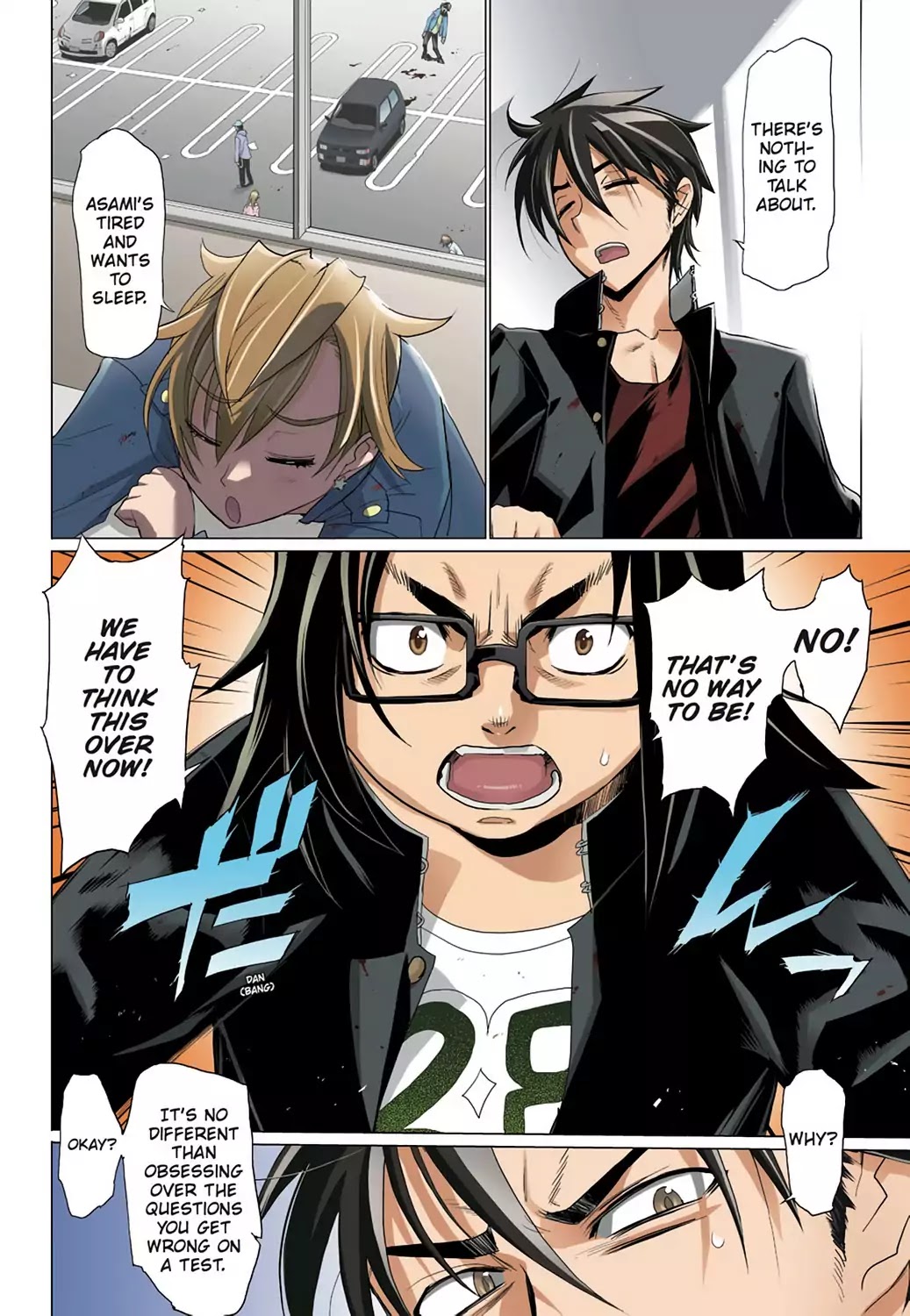 High School of the Dead - Full Color Edition Chapter 21 page 7 - Chapter 21: The Good, the Bad and the Dead