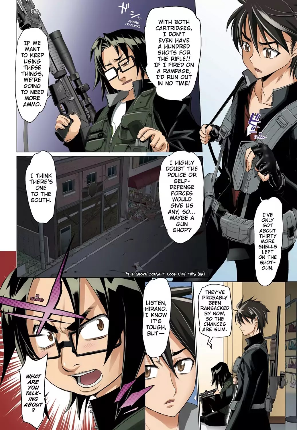 High School of the Dead - Full Color Edition Chapter 22 page 16 - Chapter 22: Dead Rush
