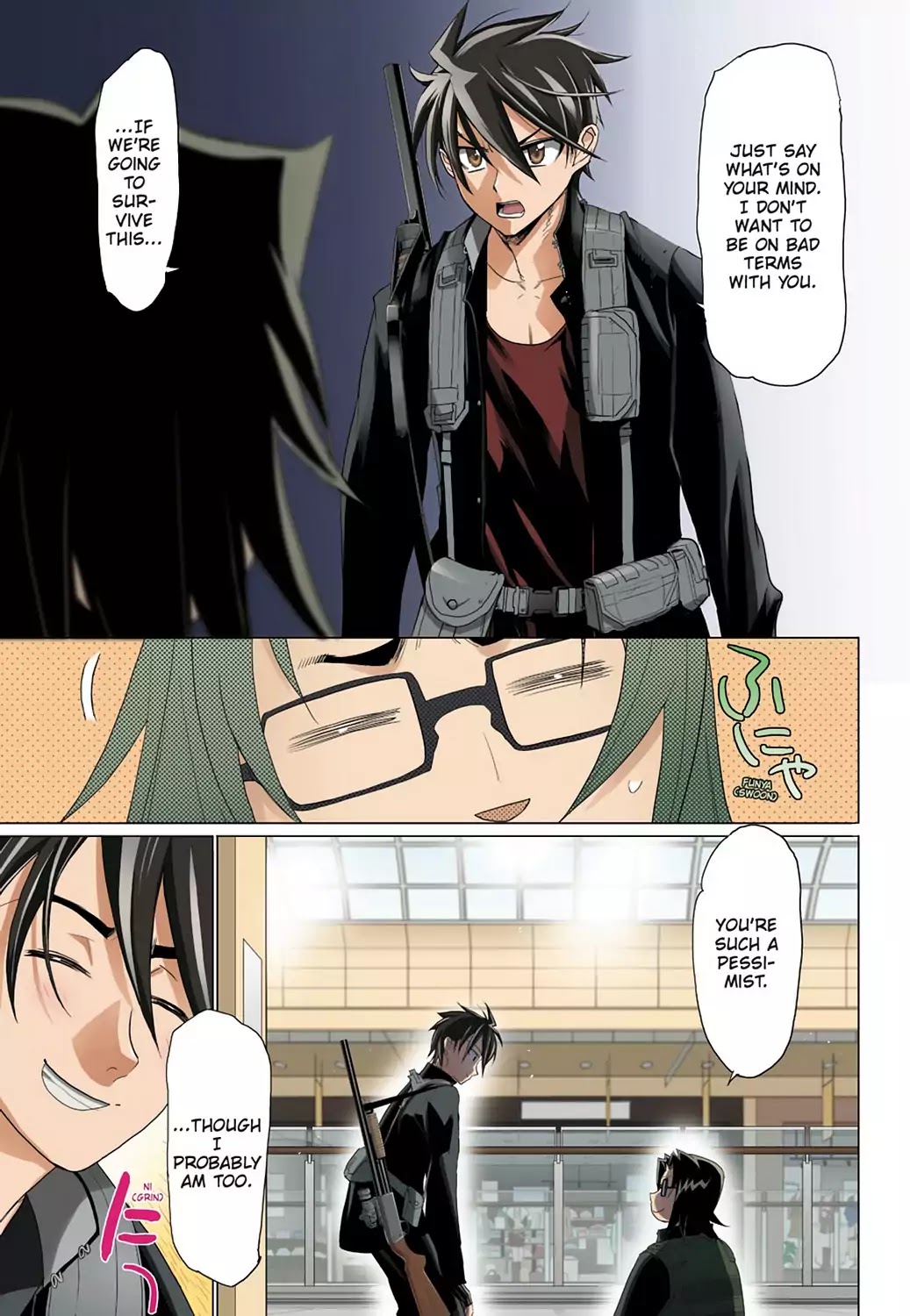 High School of the Dead - Full Color Edition Chapter 22 page 17 - Chapter 22: Dead Rush