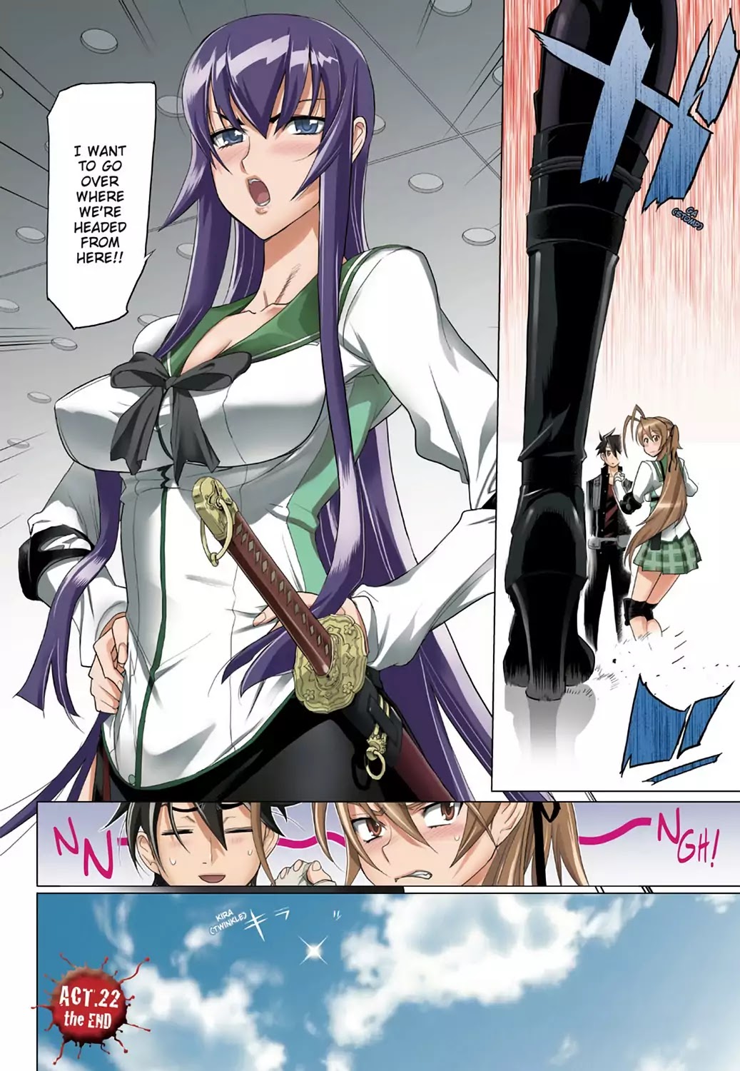 High School of the Dead - Full Color Edition Chapter 22 page 20 - Chapter 22: Dead Rush