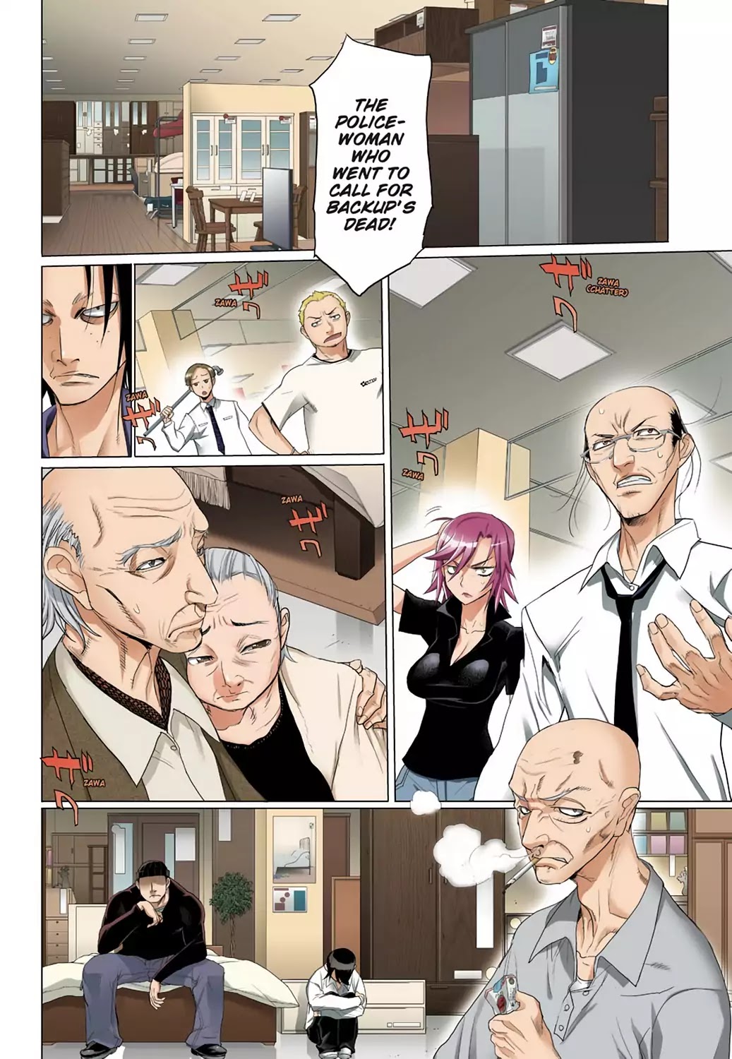 High School of the Dead - Full Color Edition Chapter 22 page 6 - Chapter 22: Dead Rush
