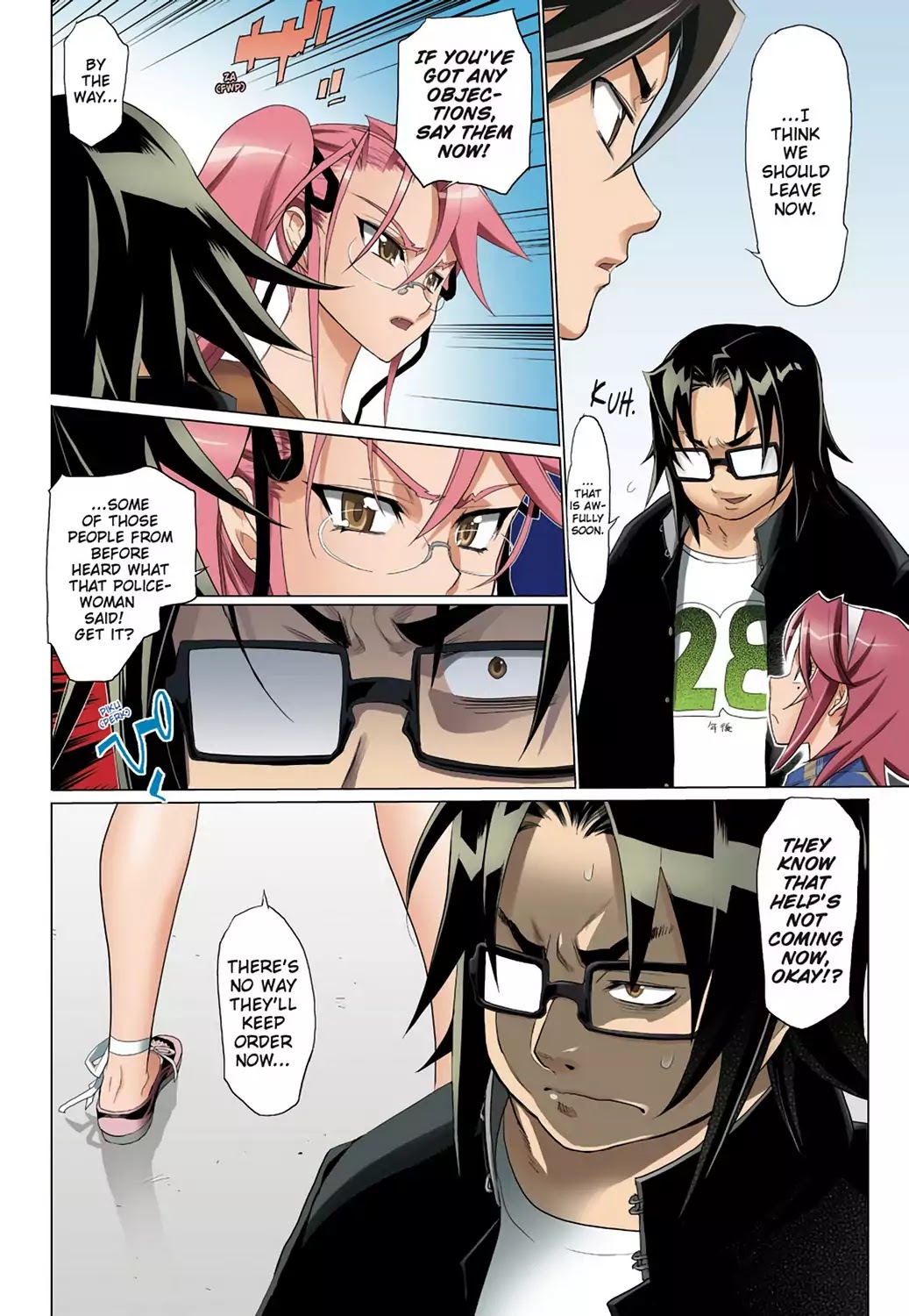 High School of the Dead - Full Color Edition Chapter 22 page 8 - Chapter 22: Dead Rush