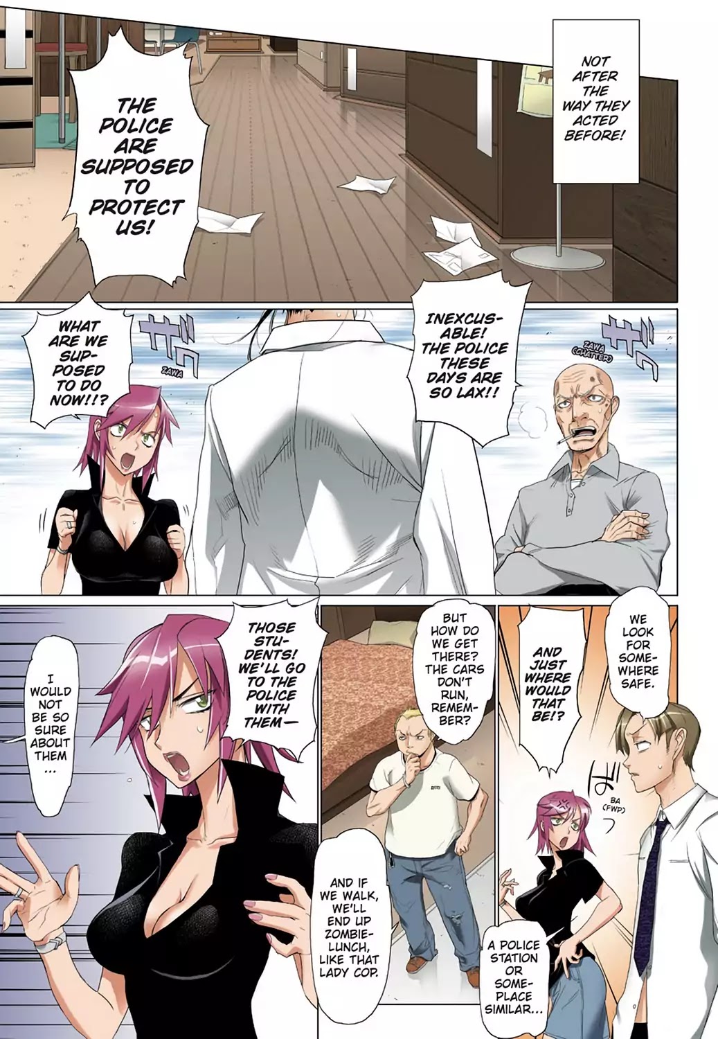 High School of the Dead - Full Color Edition Chapter 22 page 9 - Chapter 22: Dead Rush