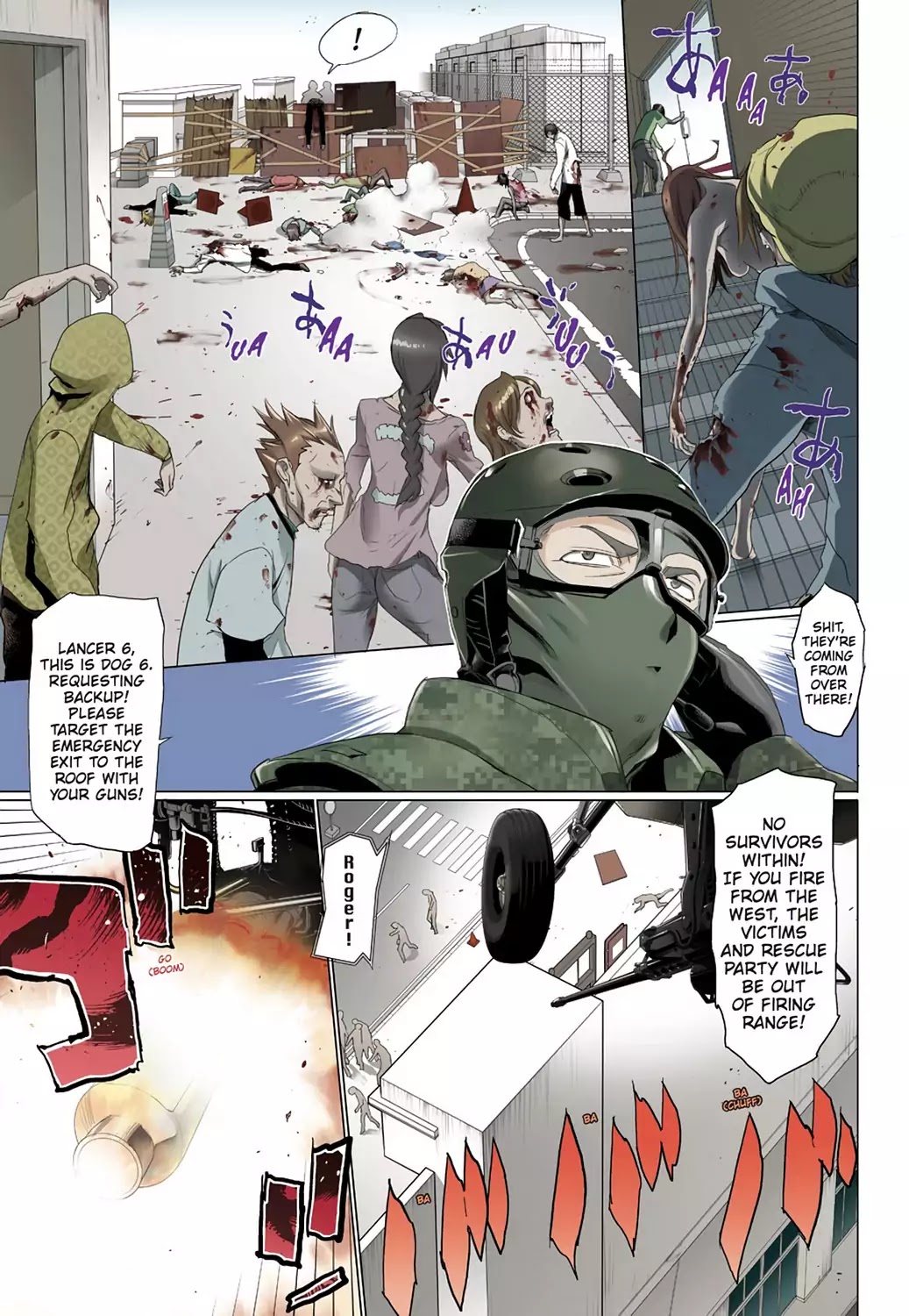 High School of the Dead - Full Color Edition Chapter 24 page 14 - Chapter 24: Dance with Deads