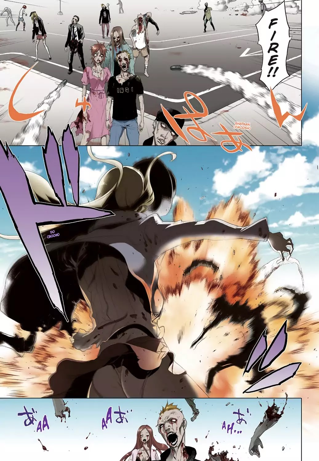High School of the Dead - Full Color Edition Chapter 24 page 16 - Chapter 24: Dance with Deads