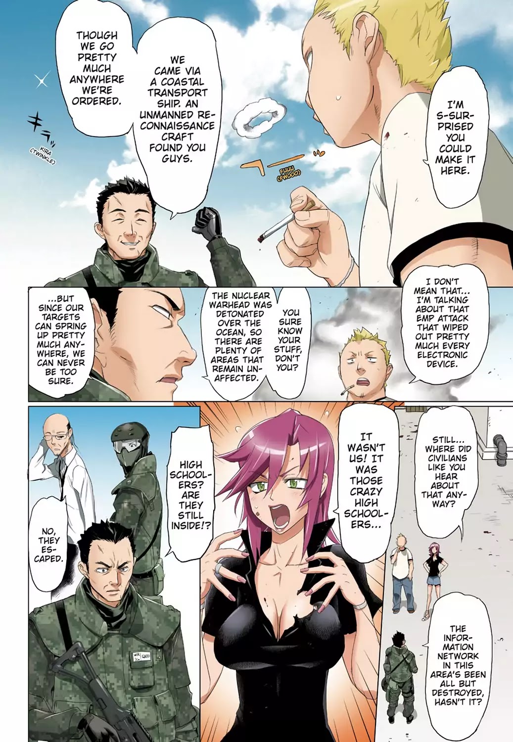 High School of the Dead - Full Color Edition Chapter 24 page 19 - Chapter 24: Dance with Deads