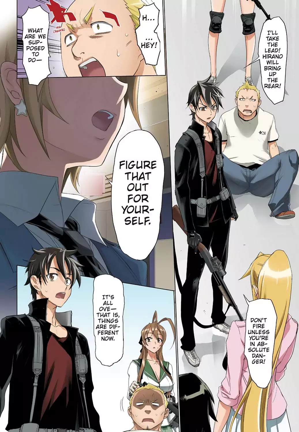 High School of the Dead - Full Color Edition Chapter 24 page 32 - Chapter 24: Dance with Deads