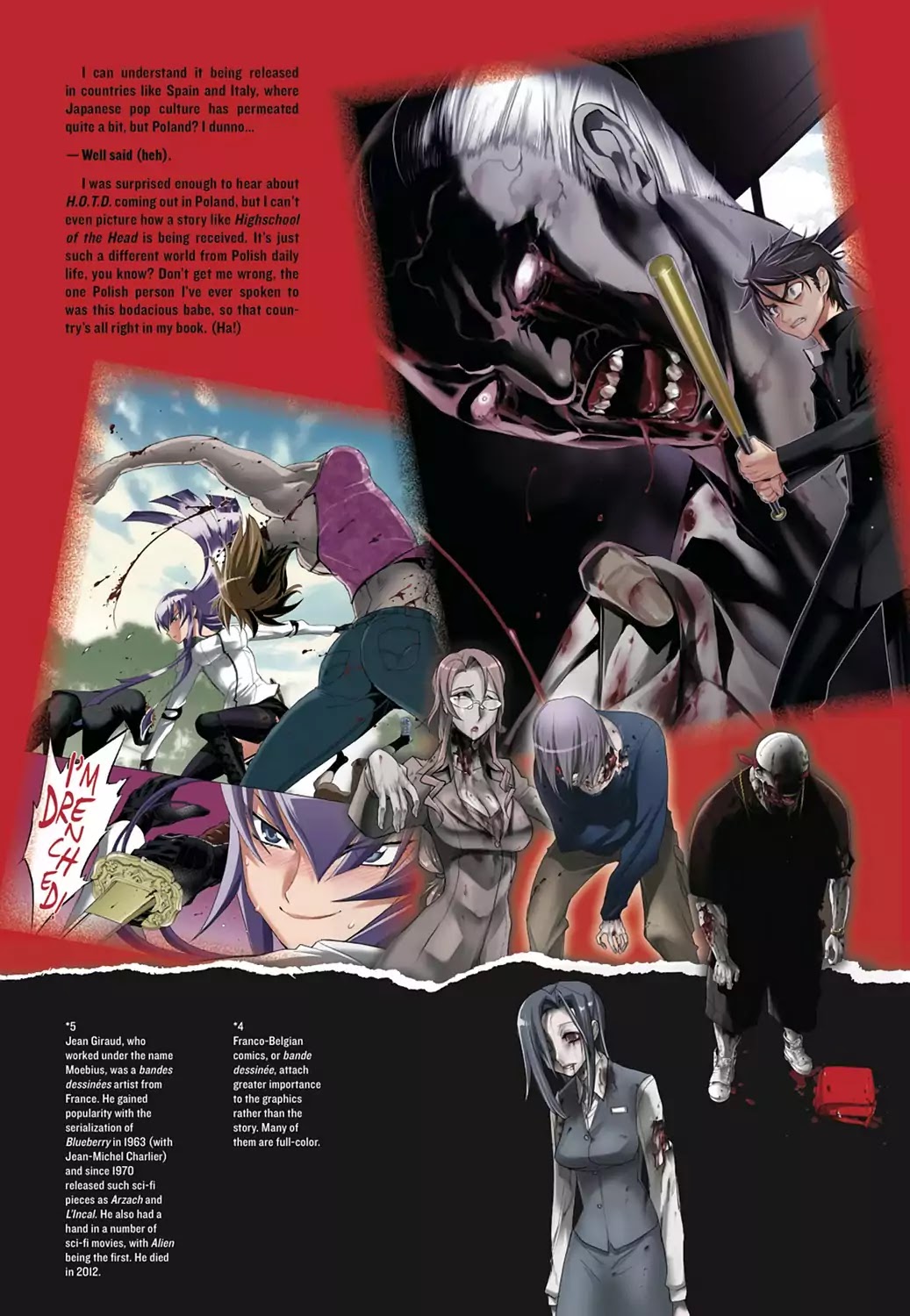 High School of the Dead - Full Color Edition Chapter 25.6 page 3 - Chapter 25.6: In-Depth Interview with Daisuke Sato, Part 2