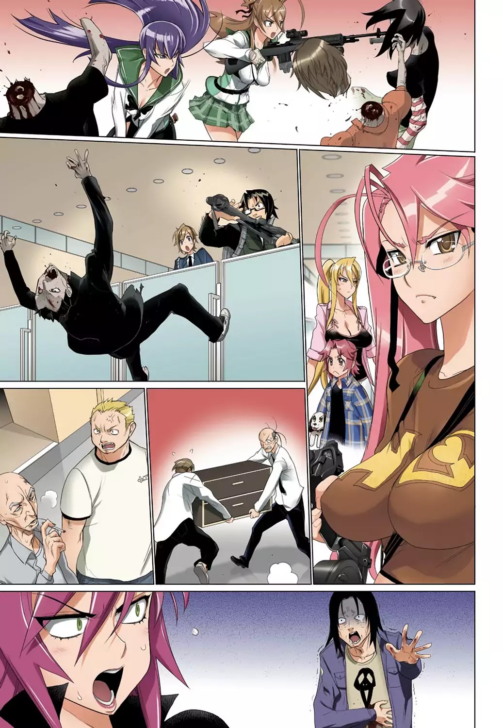 High School of the Dead - Full Color Edition Chapter 25 page 10 - Chapter 25: Duty and Dead
