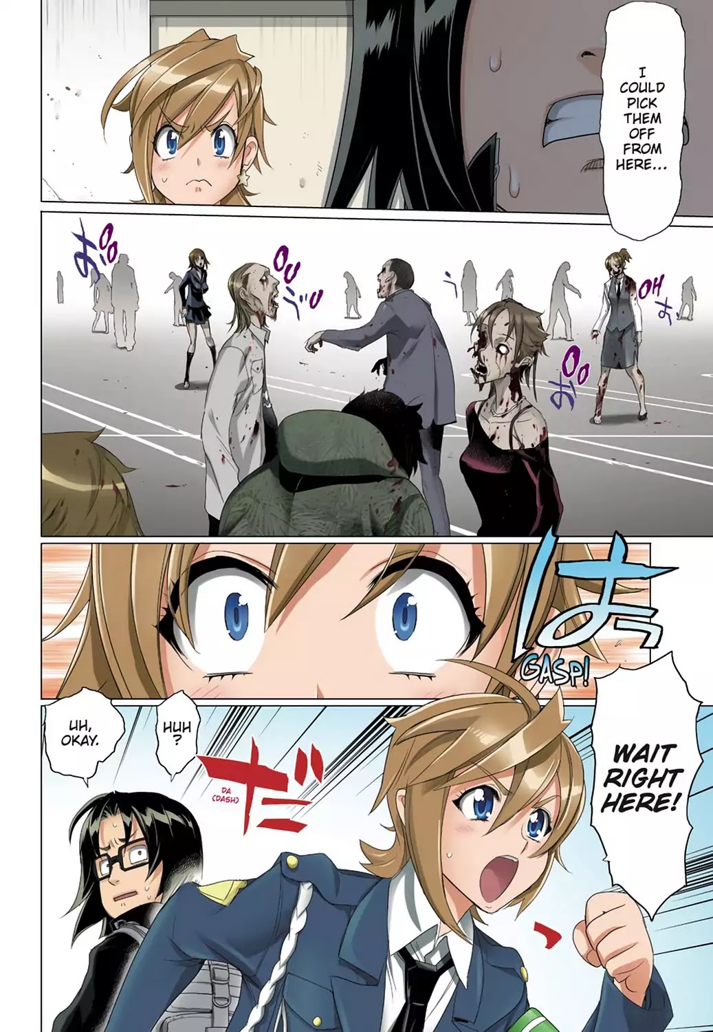 High School of the Dead - Full Color Edition Chapter 25 page 20 - Chapter 25: Duty and Dead