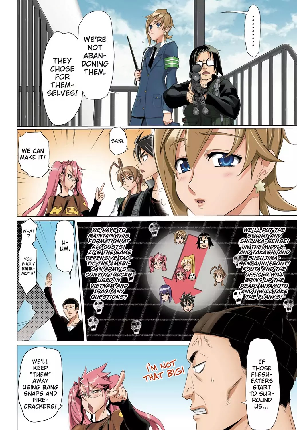 High School of the Dead - Full Color Edition Chapter 25 page 34 - Chapter 25: Duty and Dead