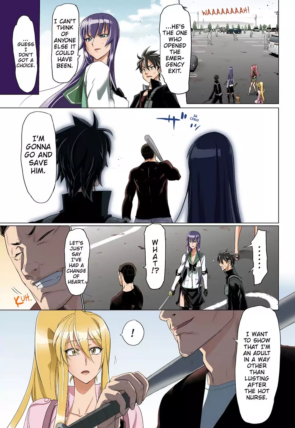 High School of the Dead - Full Color Edition Chapter 25 page 39 - Chapter 25: Duty and Dead