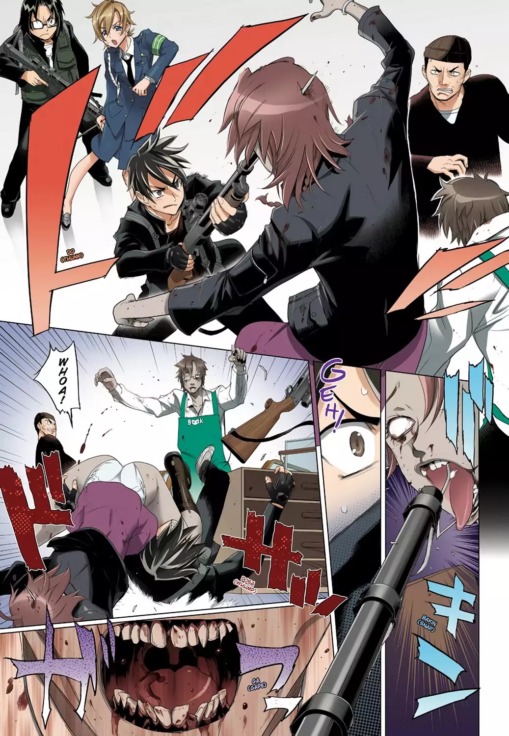 High School of the Dead - Full Color Edition Chapter 25 page 4 - Chapter 25: Duty and Dead