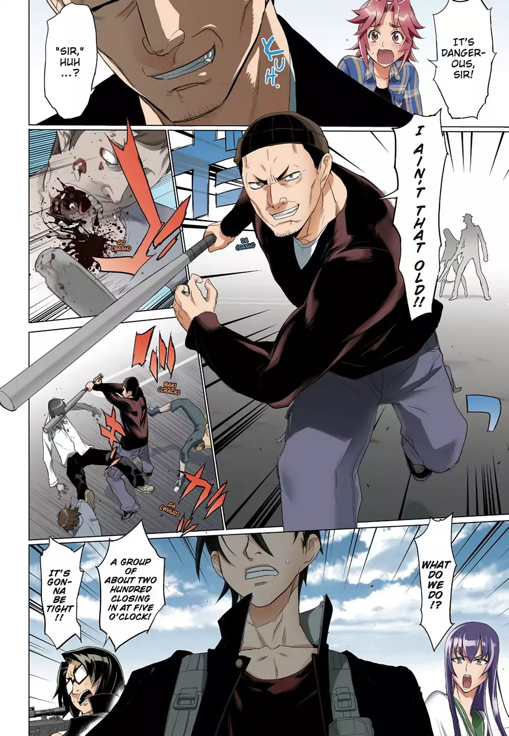 High School of the Dead - Full Color Edition Chapter 25 page 40 - Chapter 25: Duty and Dead