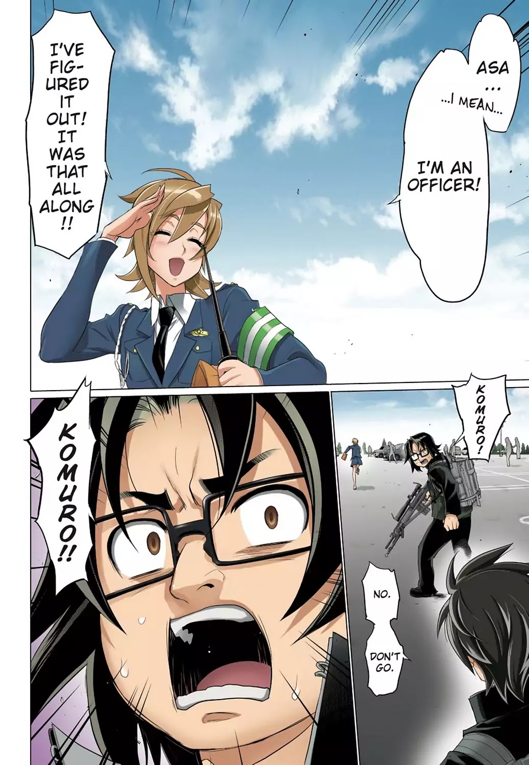 High School of the Dead - Full Color Edition Chapter 25 page 42 - Chapter 25: Duty and Dead