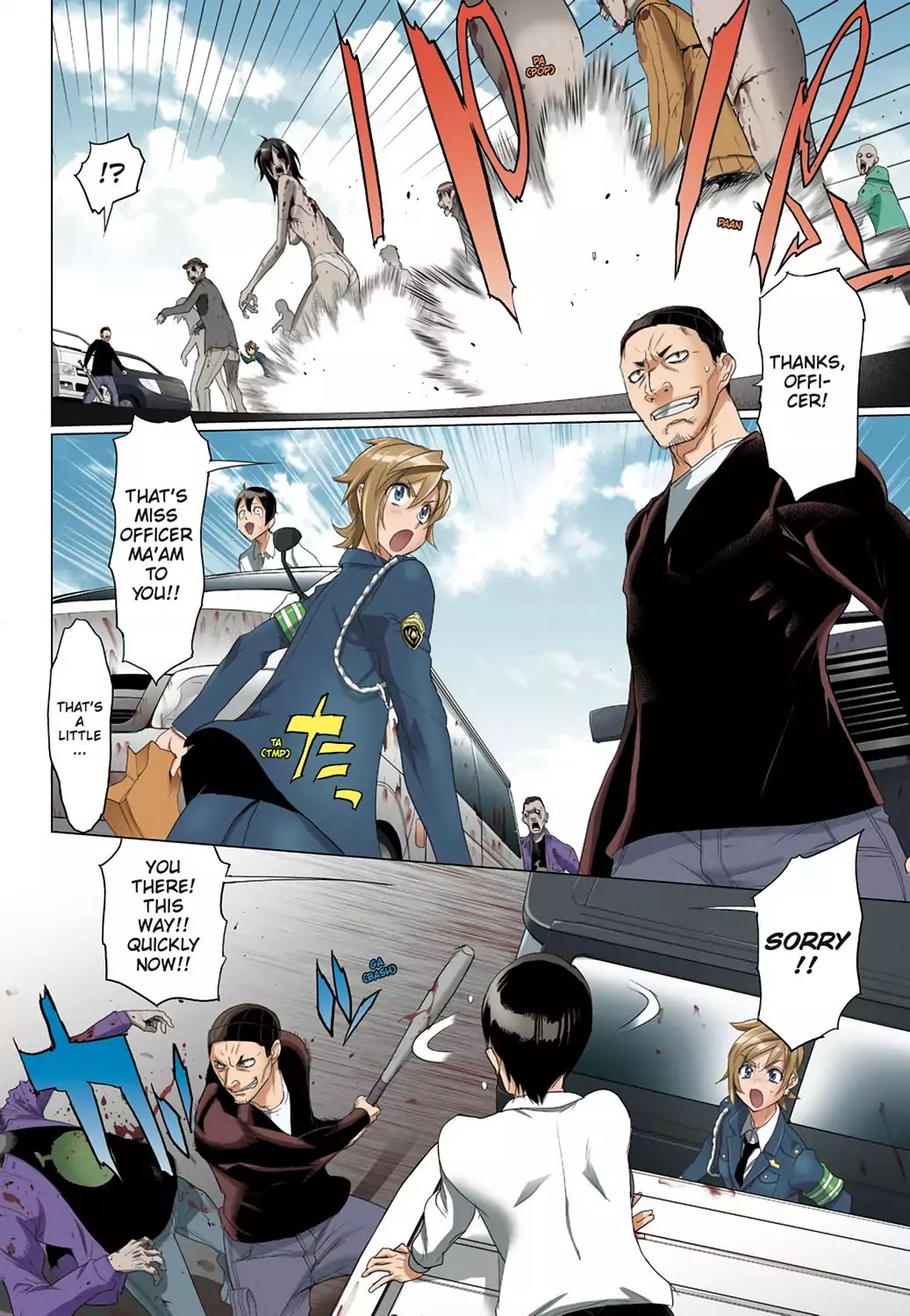 High School of the Dead - Full Color Edition Chapter 25 page 44 - Chapter 25: Duty and Dead