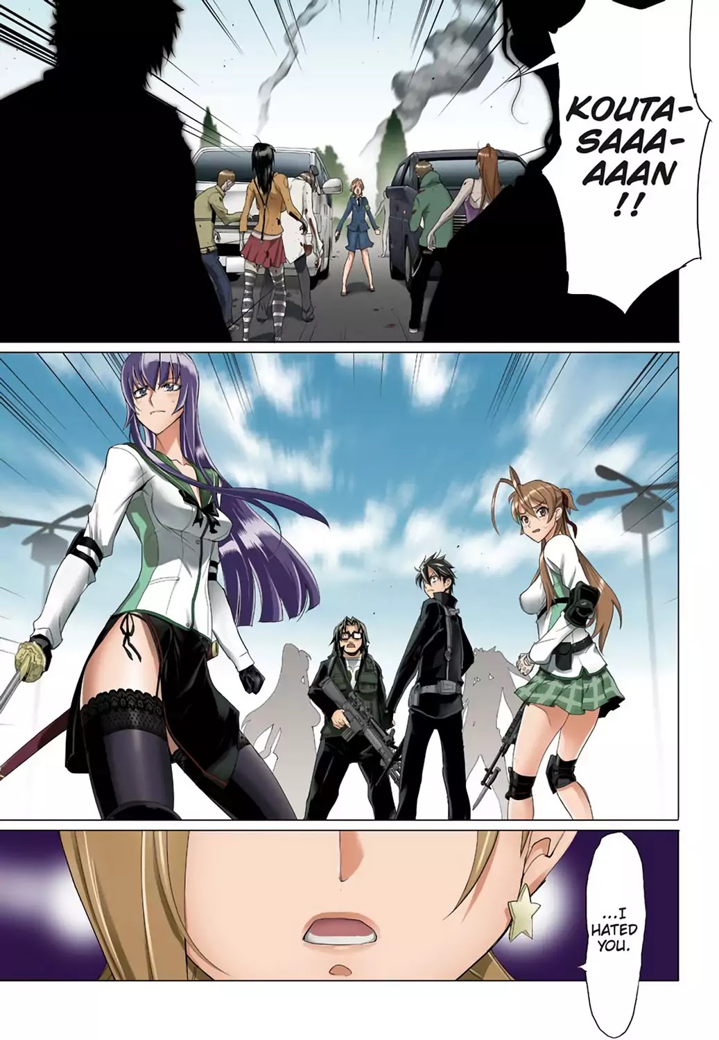 High School of the Dead - Full Color Edition Chapter 25 page 51 - Chapter 25: Duty and Dead