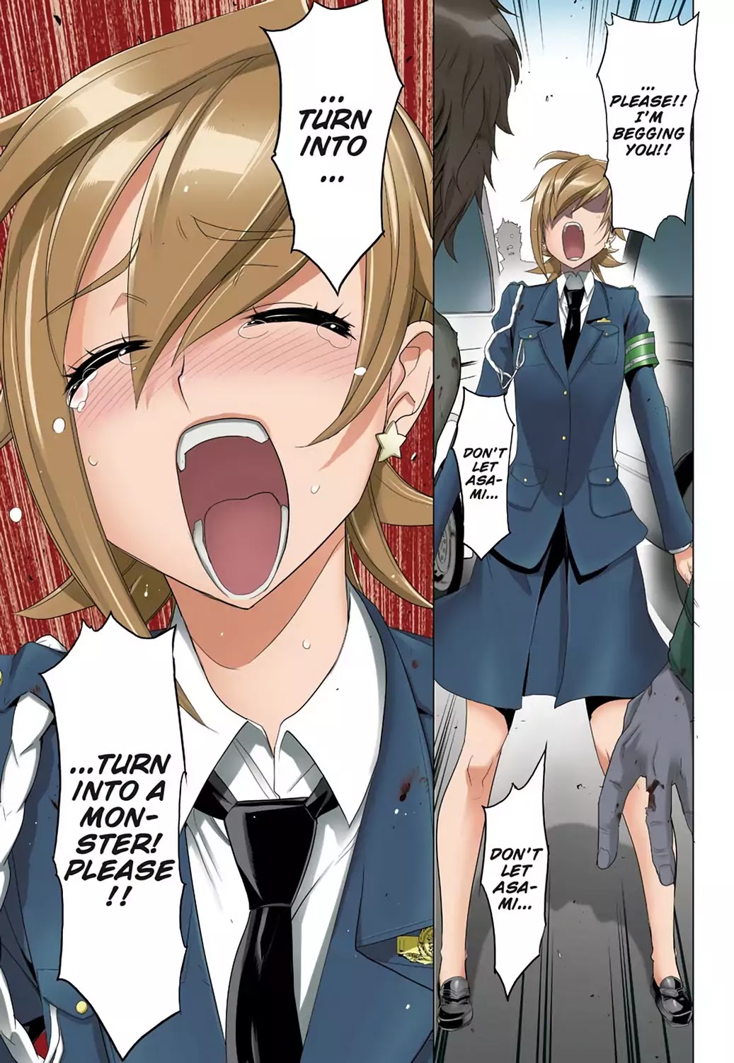 High School of the Dead - Full Color Edition Chapter 25 page 55 - Chapter 25: Duty and Dead
