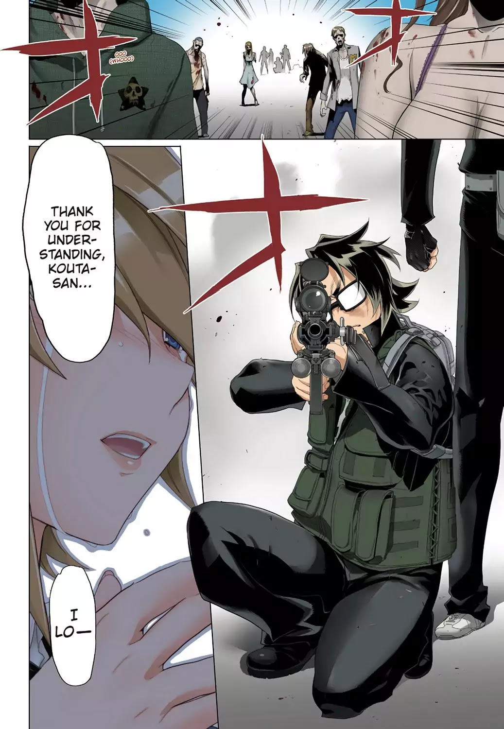 High School of the Dead - Full Color Edition Chapter 25 page 56 - Chapter 25: Duty and Dead