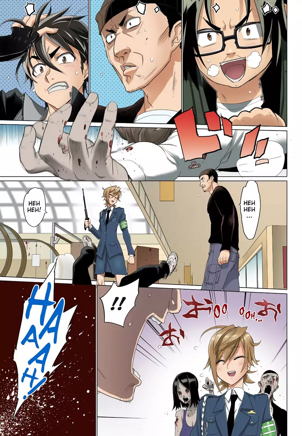 High School of the Dead - Full Color Edition Chapter 25 page 6 - Chapter 25: Duty and Dead