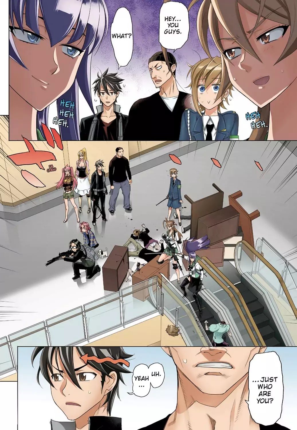 High School of the Dead - Full Color Edition Chapter 25 page 9 - Chapter 25: Duty and Dead