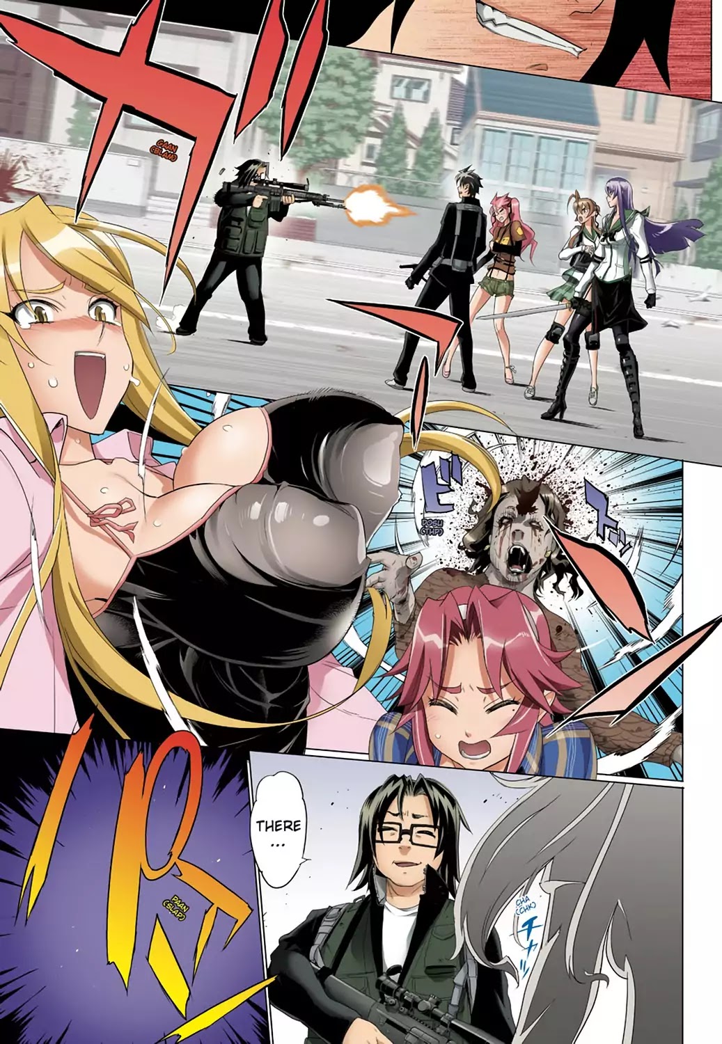 High School of the Dead - Full Color Edition Chapter 26 page 10 - Chapter 26: Dead Badge of Courage