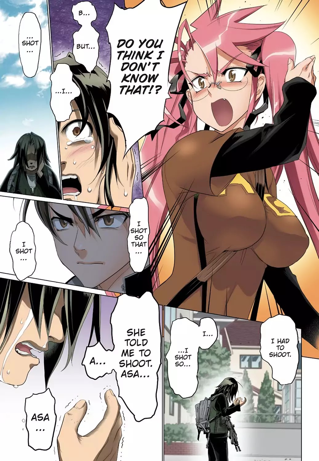 High School of the Dead - Full Color Edition Chapter 26 page 12 - Chapter 26: Dead Badge of Courage
