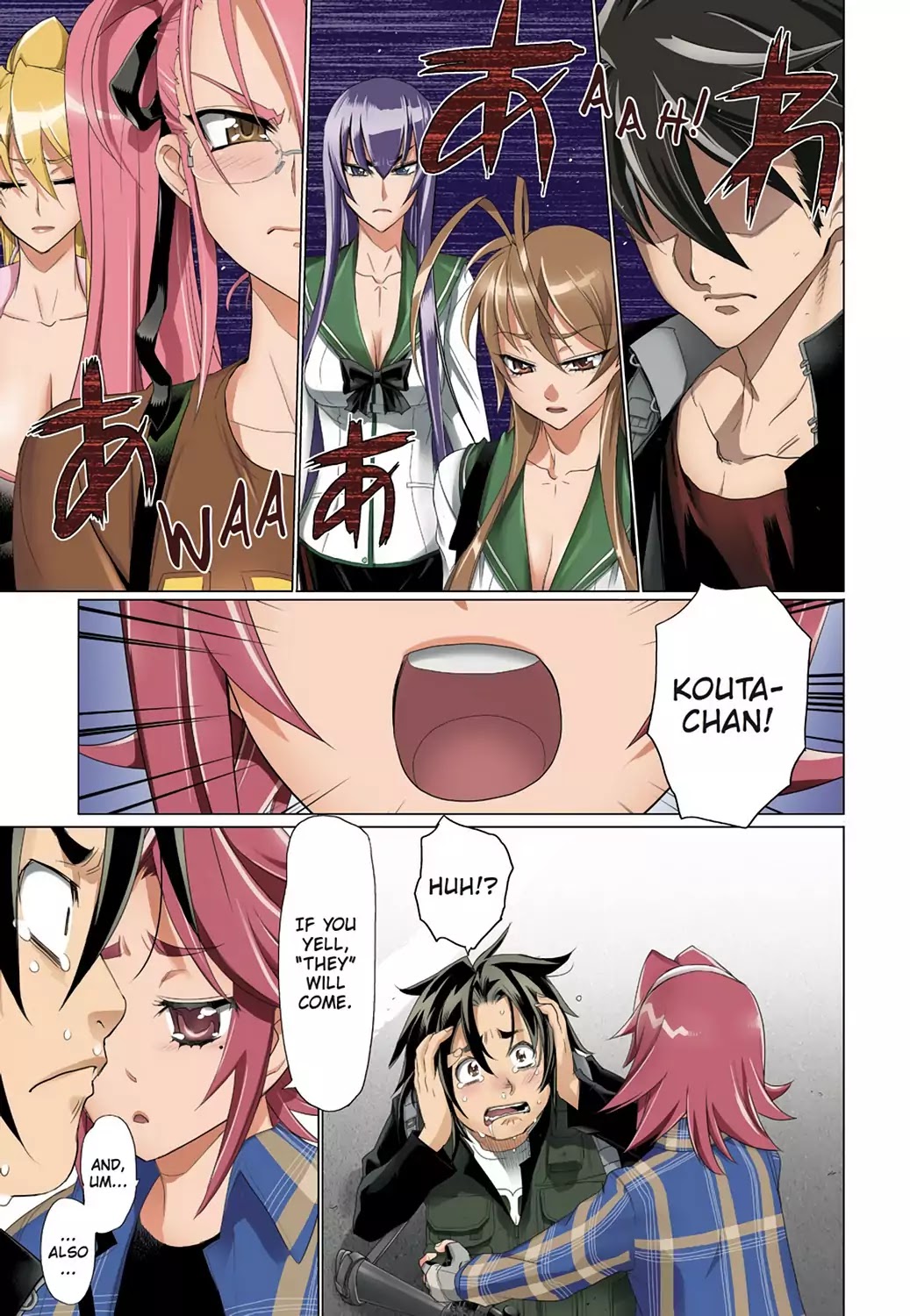 High School of the Dead - Full Color Edition Chapter 26 page 14 - Chapter 26: Dead Badge of Courage