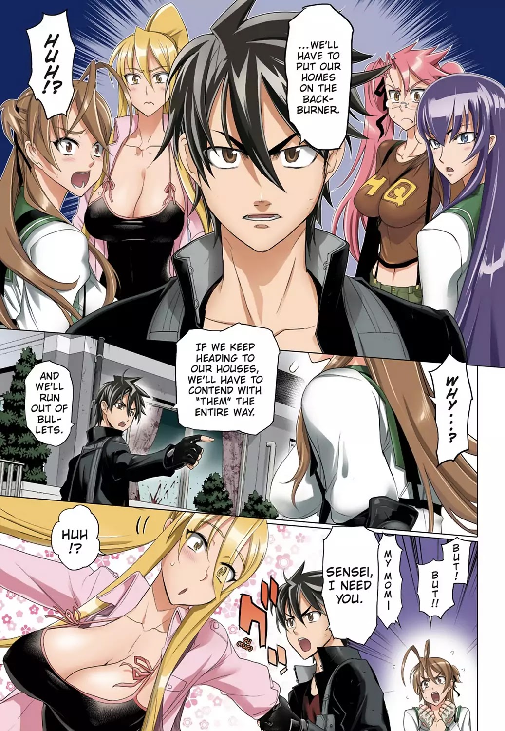 High School of the Dead - Full Color Edition Chapter 26 page 18 - Chapter 26: Dead Badge of Courage