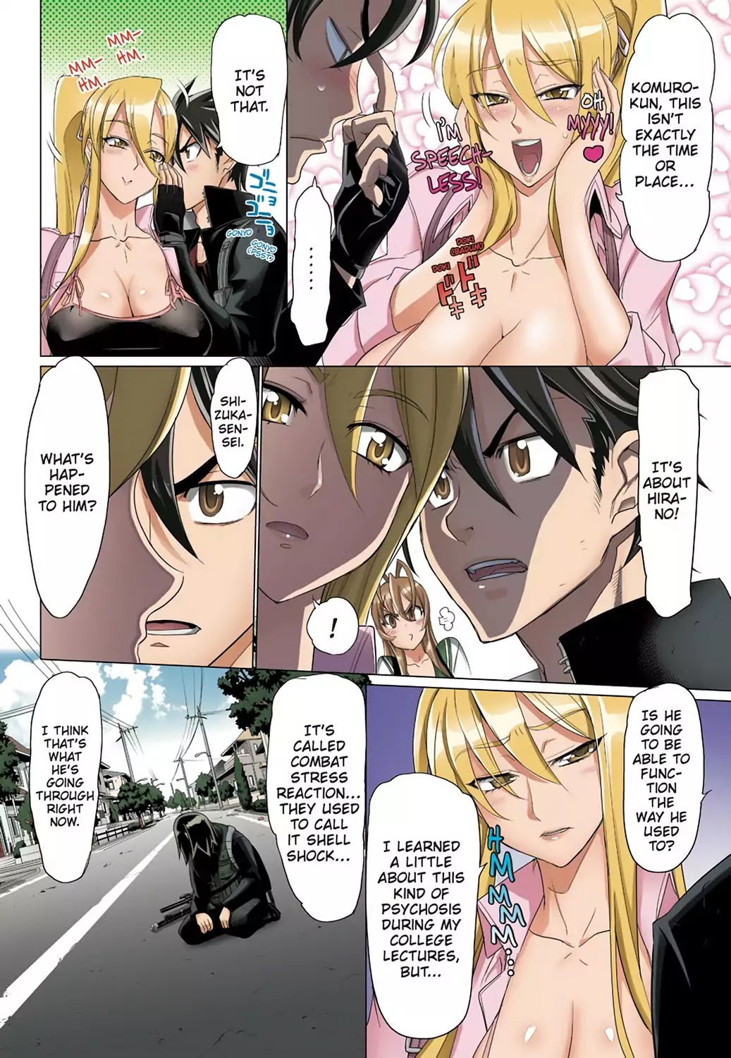 High School of the Dead - Full Color Edition Chapter 26 page 19 - Chapter 26: Dead Badge of Courage