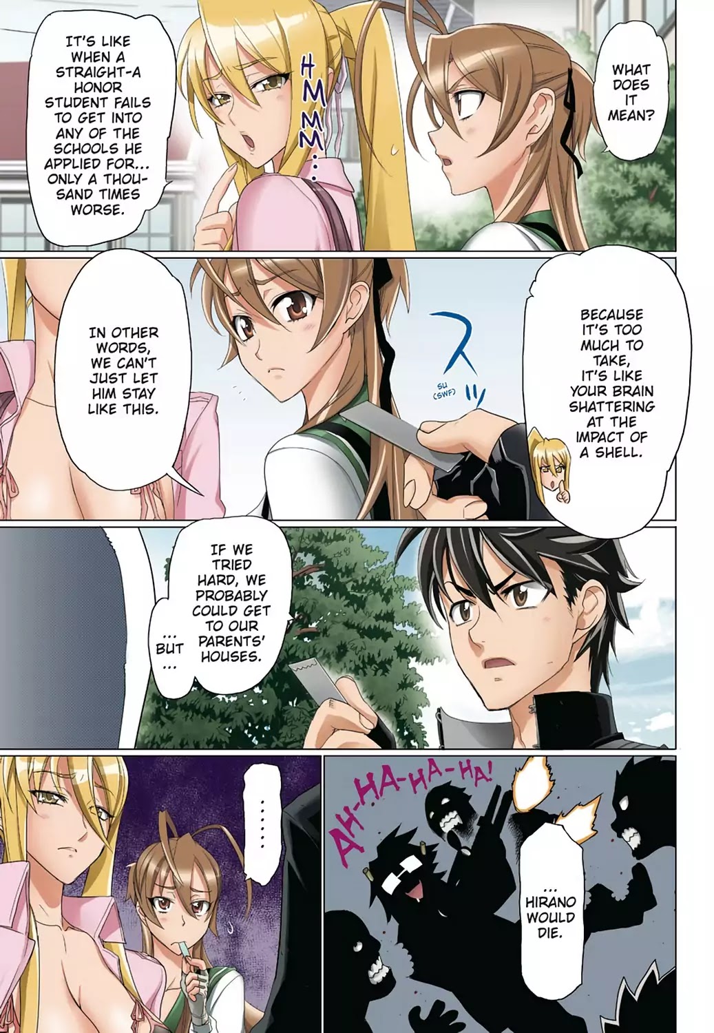 High School of the Dead - Full Color Edition Chapter 26 page 20 - Chapter 26: Dead Badge of Courage