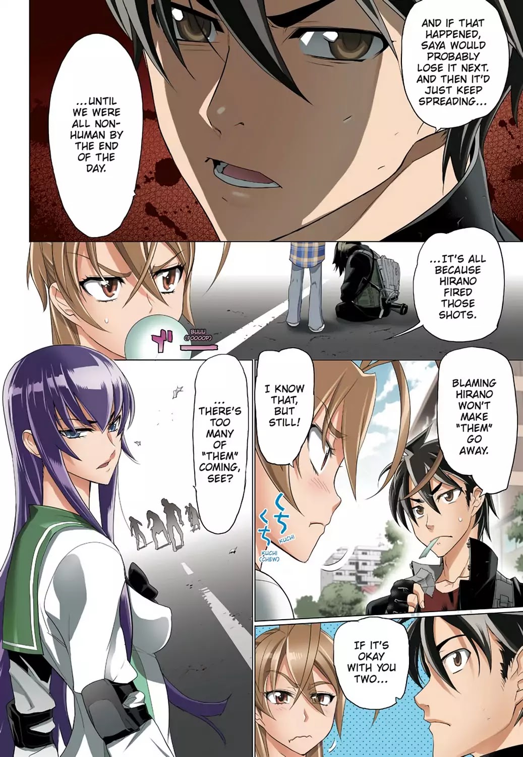 High School of the Dead - Full Color Edition Chapter 26 page 21 - Chapter 26: Dead Badge of Courage