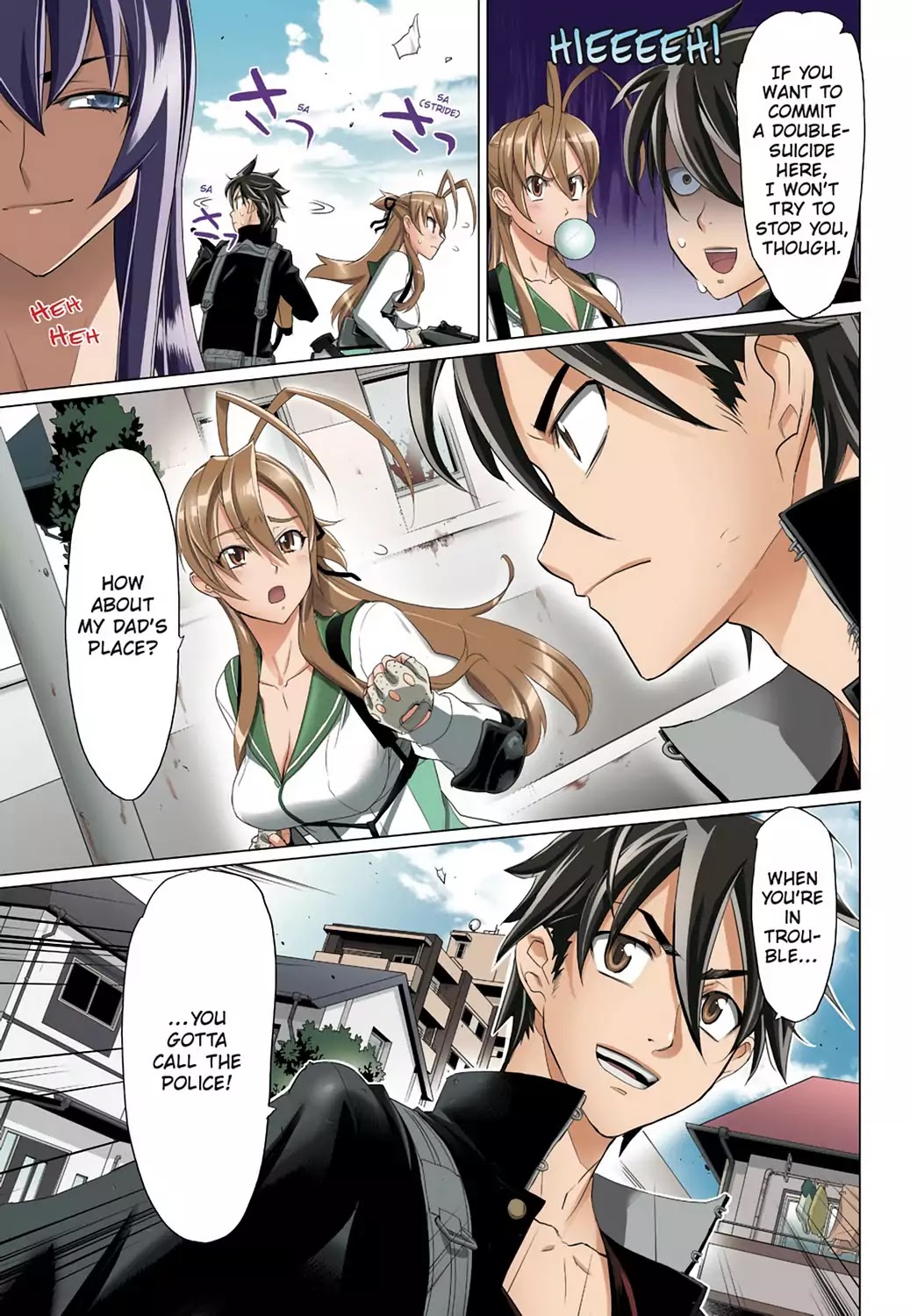 High School of the Dead - Full Color Edition Chapter 26 page 22 - Chapter 26: Dead Badge of Courage