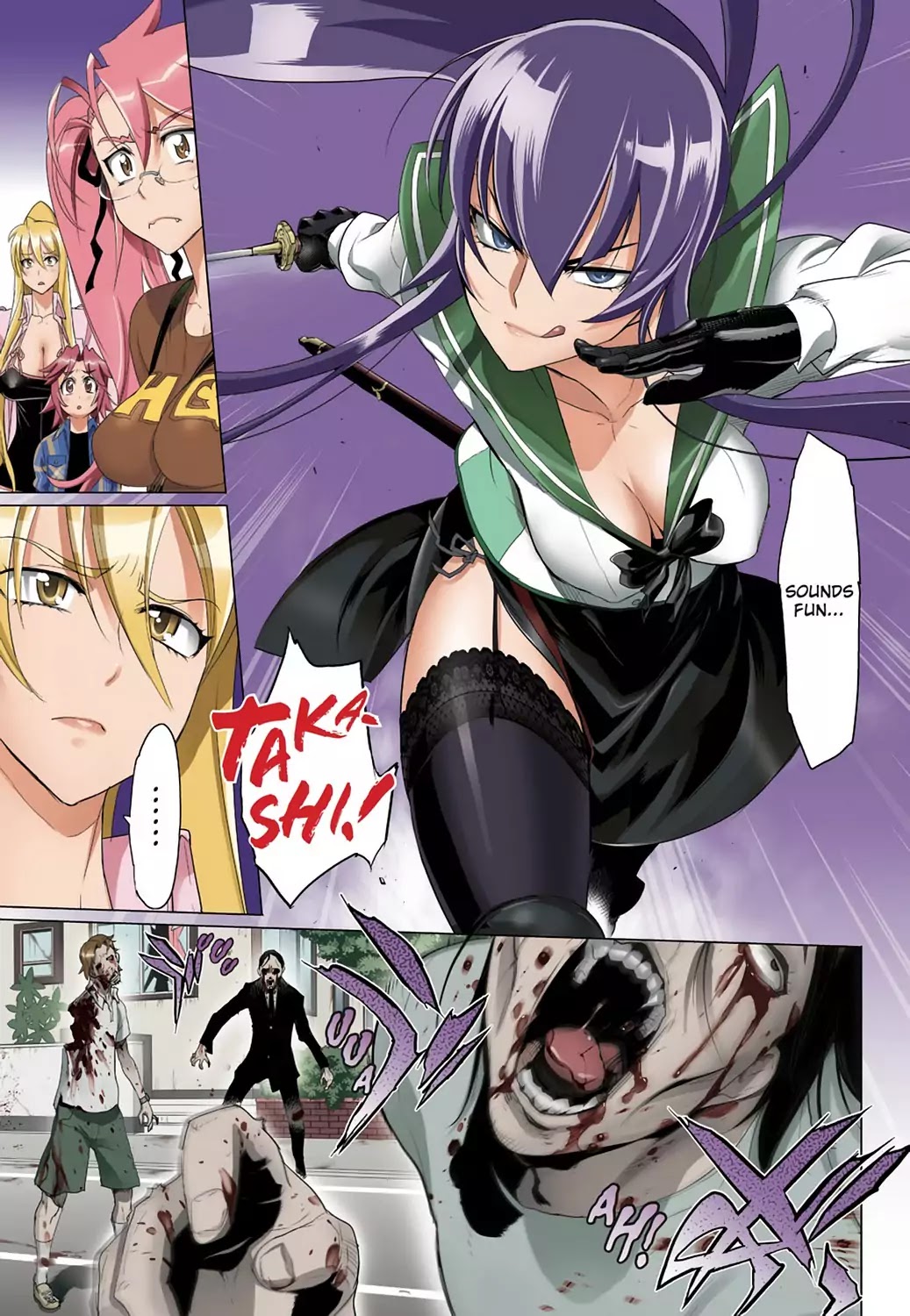 High School of the Dead - Full Color Edition Chapter 26 page 25 - Chapter 26: Dead Badge of Courage