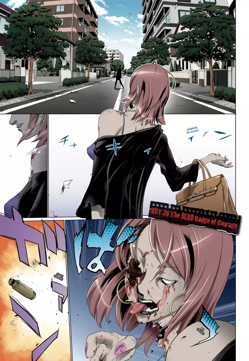 High School of the Dead - Full Color Edition Chapter 26 page 5 - Chapter 26: Dead Badge of Courage