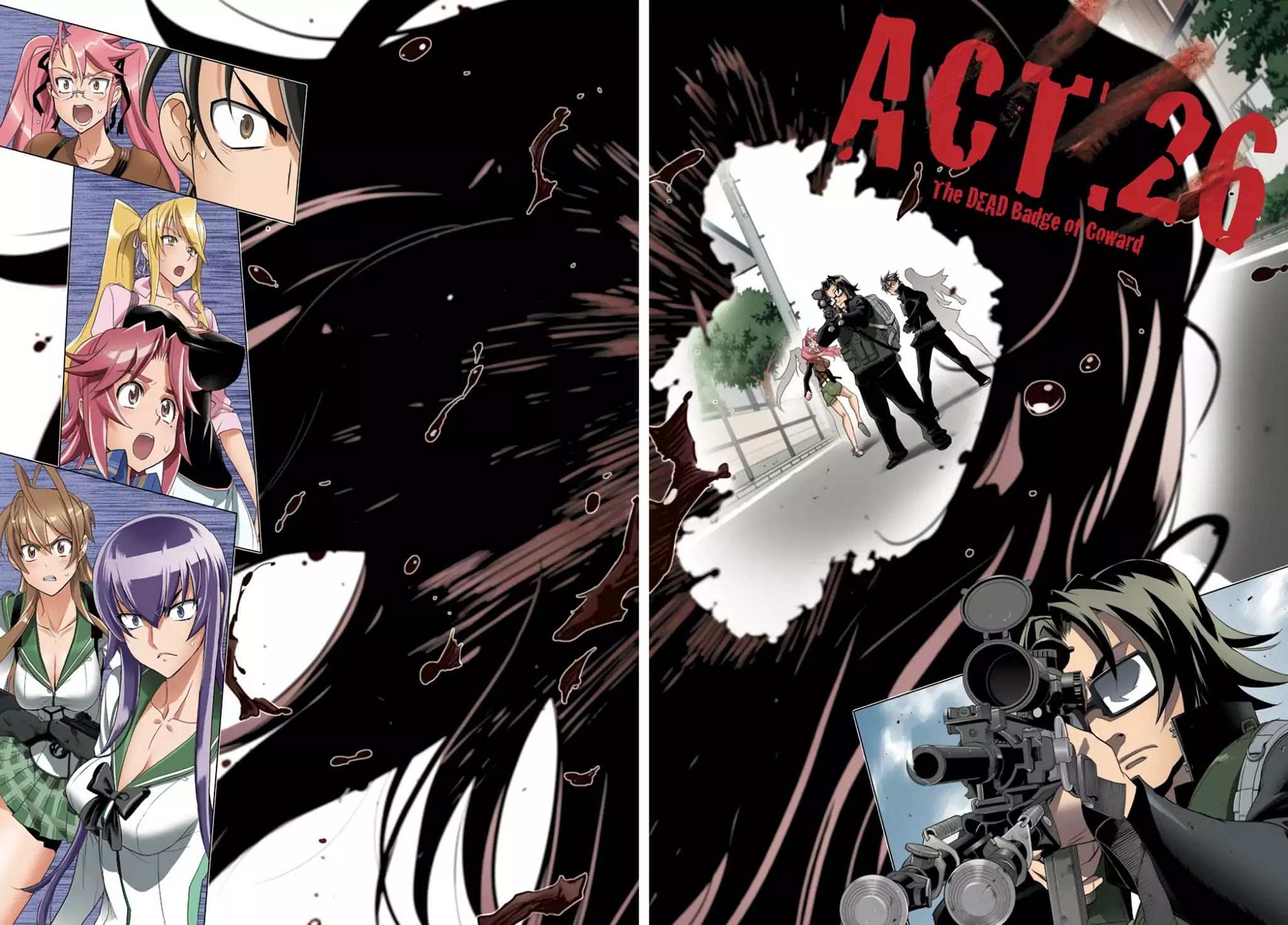 High School of the Dead - Full Color Edition Chapter 26 page 6 - Chapter 26: Dead Badge of Courage