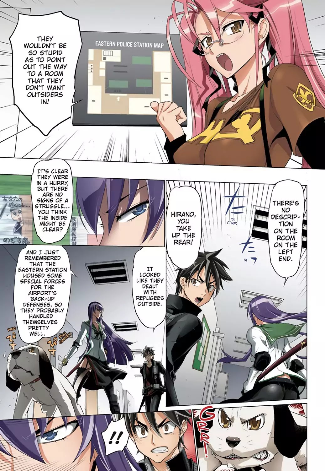 High School of the Dead - Full Color Edition Chapter 27 page 10 - Chapter 27: Assault on Dead Precinct