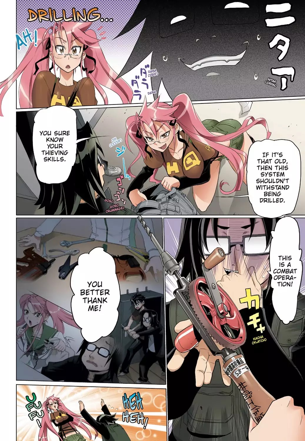 High School of the Dead - Full Color Edition Chapter 27 page 15 - Chapter 27: Assault on Dead Precinct