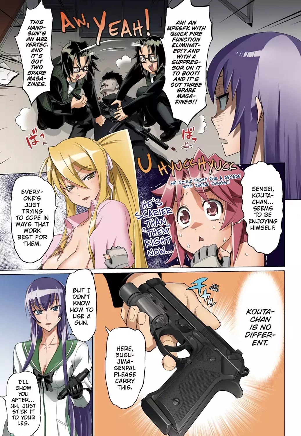 High School of the Dead - Full Color Edition Chapter 27 page 24 - Chapter 27: Assault on Dead Precinct