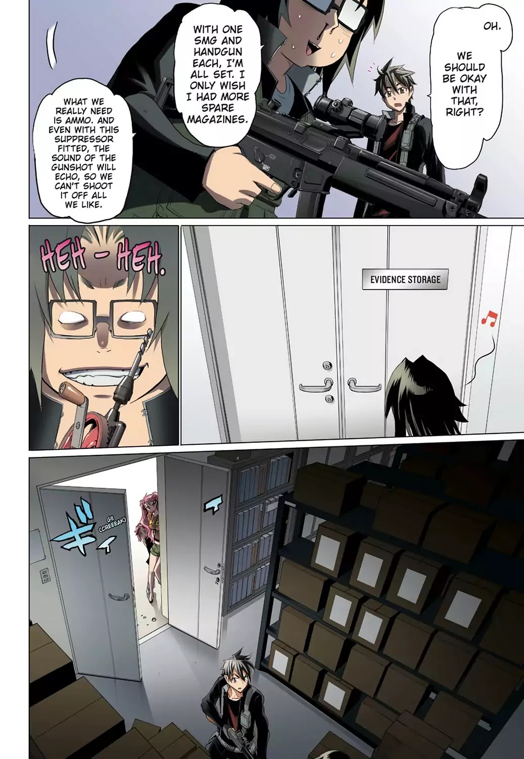 High School of the Dead - Full Color Edition Chapter 27 page 25 - Chapter 27: Assault on Dead Precinct