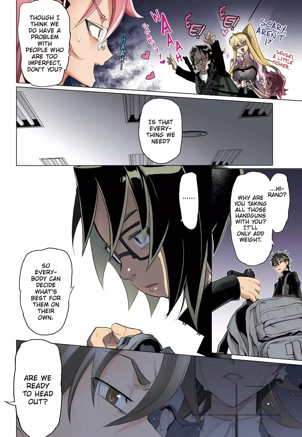 High School of the Dead - Full Color Edition Chapter 27 page 29 - Chapter 27: Assault on Dead Precinct
